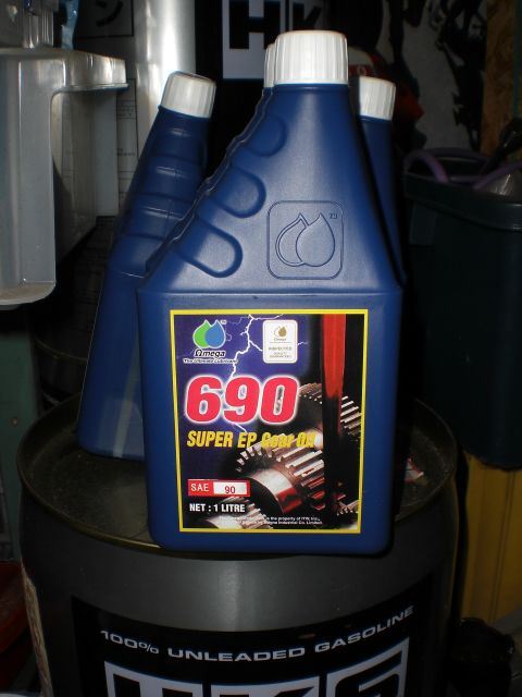 690 レッドラベル SPEC 2 75W-140 Omega(オメガ)のギアオイル 690 レッドラベル SPEC 2 75W-140 Omega(オメガ)のギアオイル