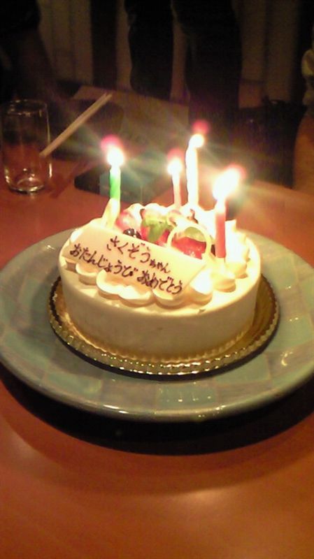 誕生日ケーキ