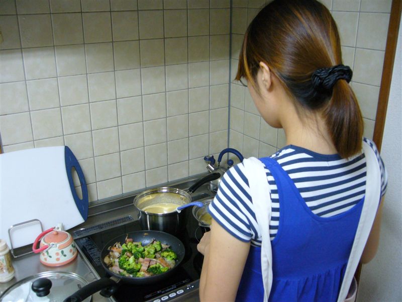 お料理中～