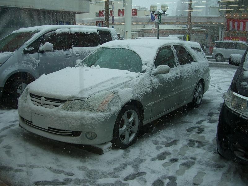 おやじ丸 のフォトギャラリー 雪道でトラクション制御を そぉーっ と試す トヨタ マークiiブリット みんカラ