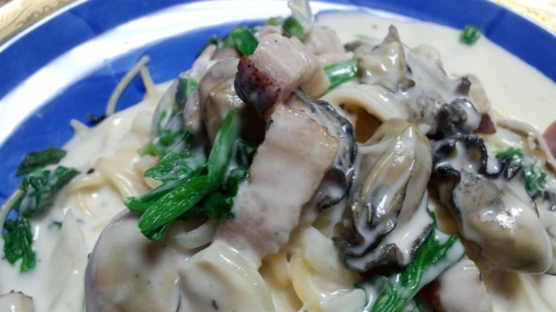 クリームパスタ
