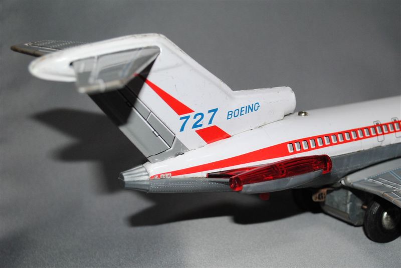 増田屋齊藤貿易当時物ブリキ日本航空ボーイング727奇跡の箱付大型33㎝1966年 増田屋齊藤貿易当時物ブリキ日本航空ボーイング727奇跡の箱付