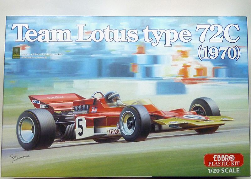 Amazon.co.jp: EBBRO 1/20 Plastic Model Team Lotus Type 72C