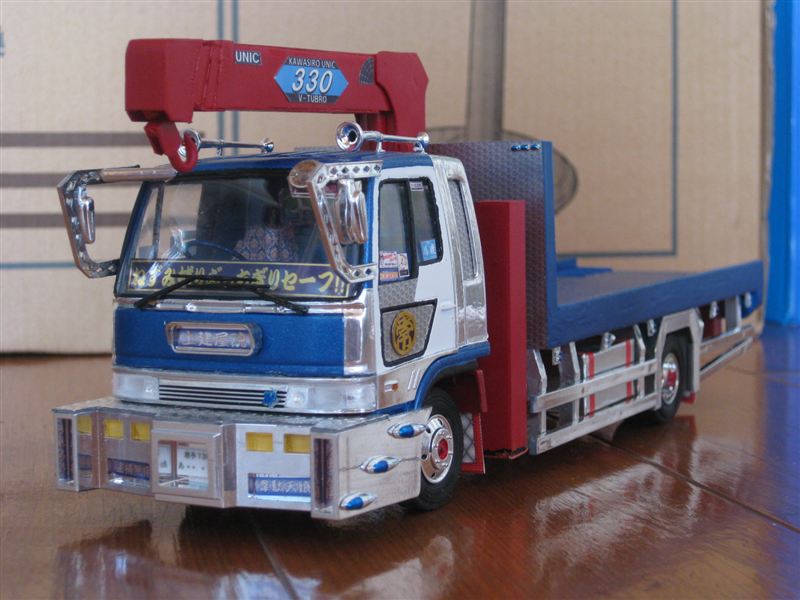 デコトラプラモデル 回送車ユニック付き - メルカリ