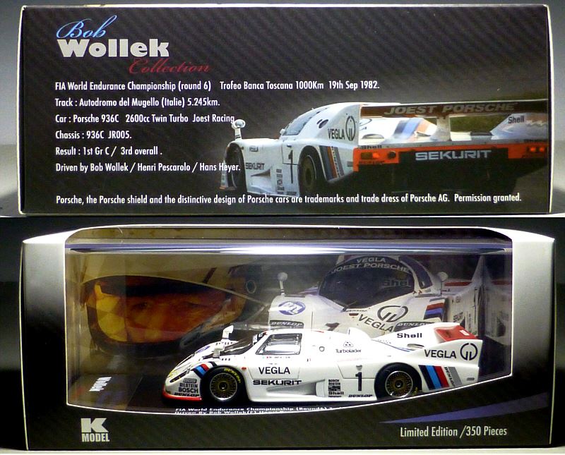 8月のひかりのフォトギャラリー「K MODEL 1/43 PORSCHE 936C 3rd