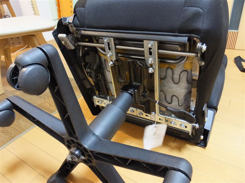 gda純正シートの再利用 オフィスチェアー化しました なべ管理人っす のブログ なべ管理人っす のページ みんカラ