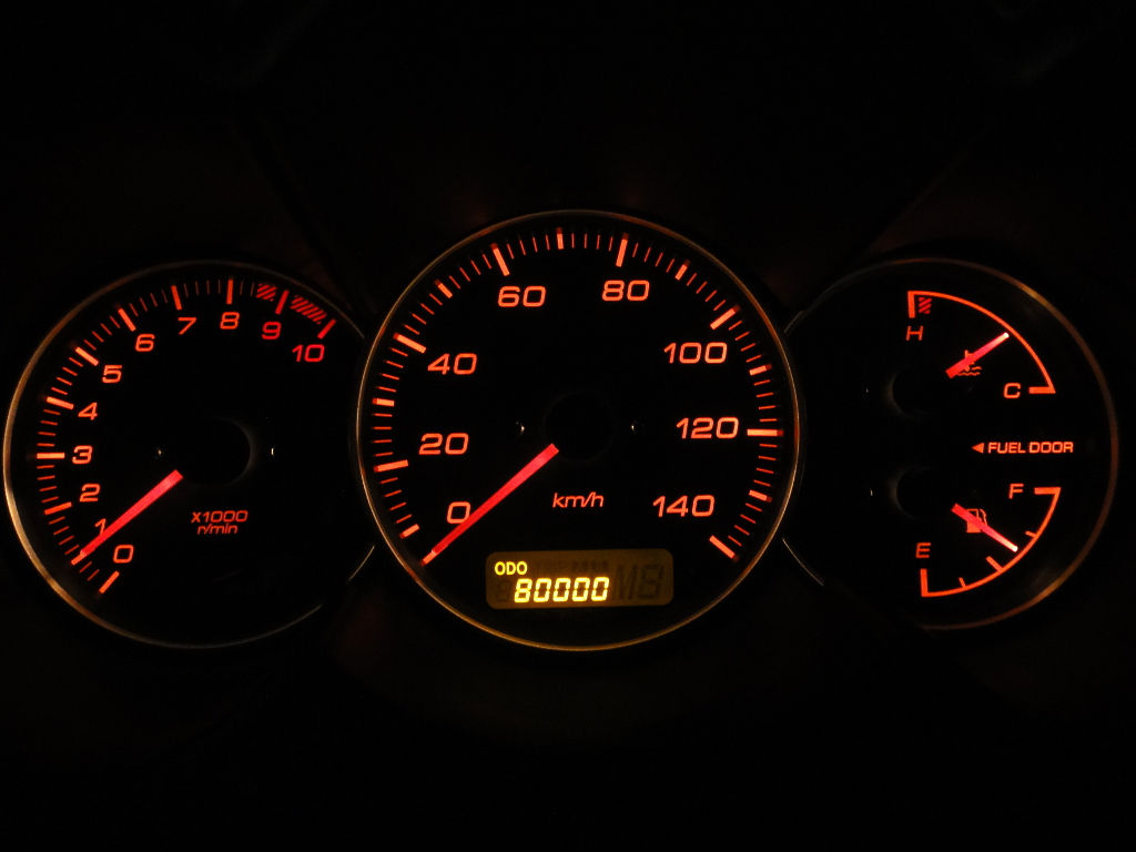 キリ番80,000km