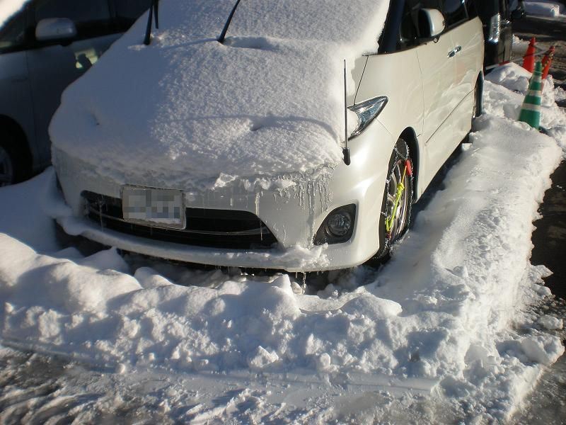 除雪せずに突破