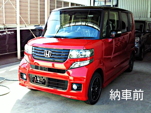 なｧ のフォトギャラリー H26 2 28赤箱ﾁｬﾝ納車 ホンダ Nボックスカスタム みんカラ