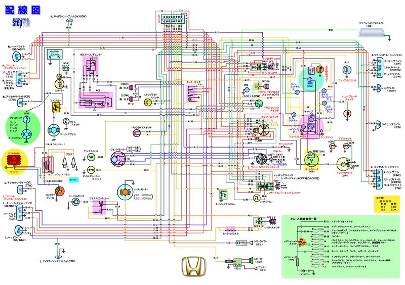 ももピックのフォトギャラリー ステップバン配線図 ホンダ ステップバン みんカラ