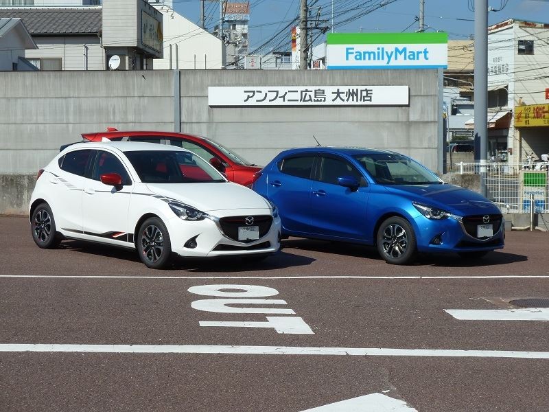 Koji Gs のフォトギャラリー 新型デミオxdの試乗車 エクステリアパッケージ レッド その1 マツダ デミオ みんカラ