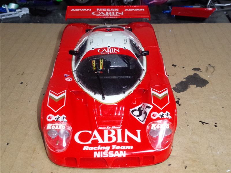 和っちのフォトギャラリー「タミヤ 1/24 ニッサンR89C 改 キャビンニッサンR90V