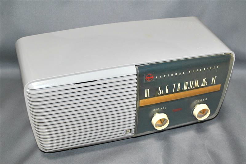 ナショナル CX-435（真空管ラジオ修理依頼品）--まえ製作所--