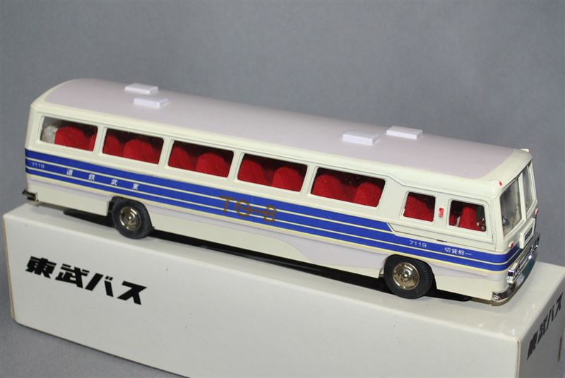 ミニカー ダイヤペット 東武鉄道バス 特注販促品 ふそう 富士