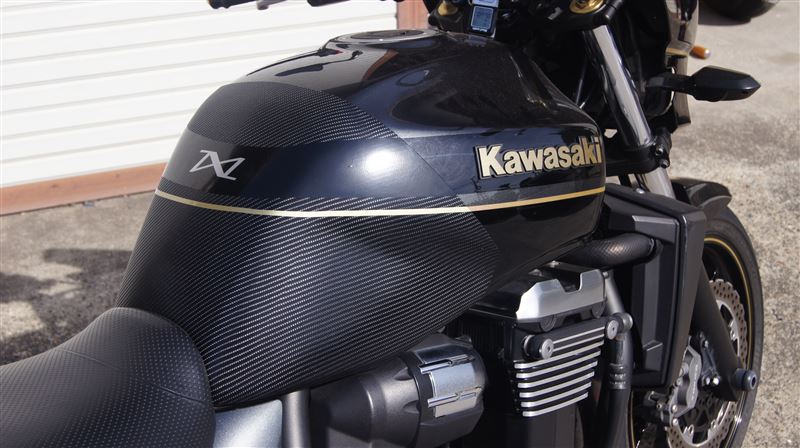 競売 PLEASURE プレジャー タンクパッド ワイドタイプ KAWASAKI