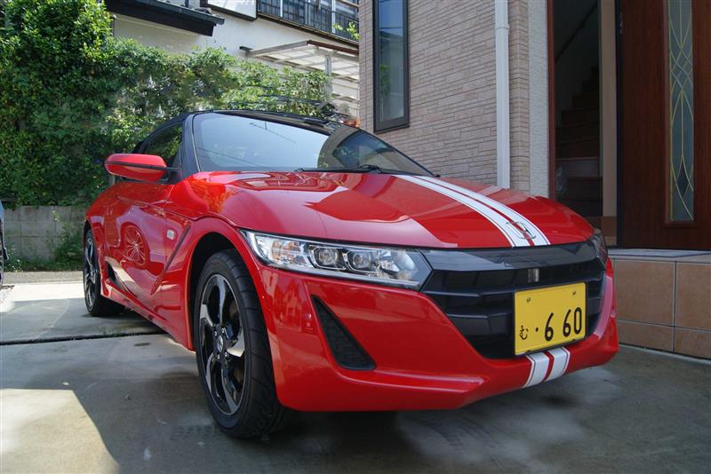 Yozakuraのフォトギャラリー S660赤ローアングル ホンダ S660 みんカラ