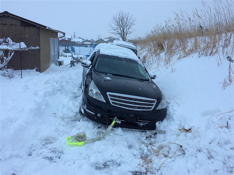 しんこりんのフォトギャラリー 雪道でスタック 日産 ティアナ みんカラ