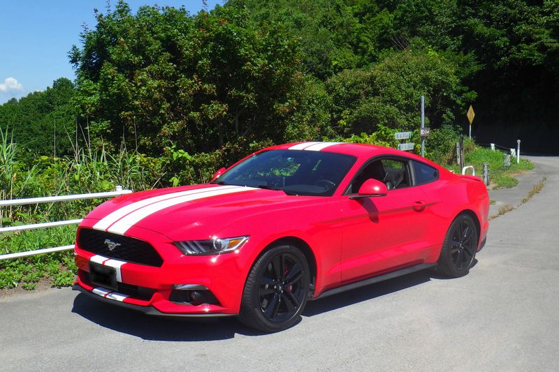 あかマスのフォトギャラリー My Mustang Version 6 憧れのレーシングストライプ フォード マスタング クーペ みんカラ