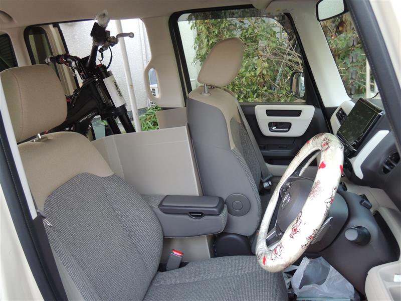 かごか ごのフォトギャラリー N Boxはトランポとして使えそう トライアルバイク積載実験 ホンダ Nボックス みんカラ