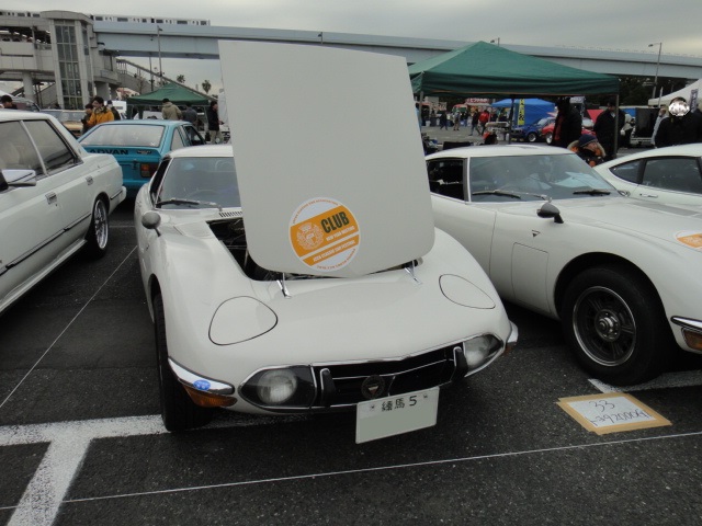 トヨタ2000GT。シングルナンバー付きでした。 トヨタ2000GT。シングルナンバー付きでした。