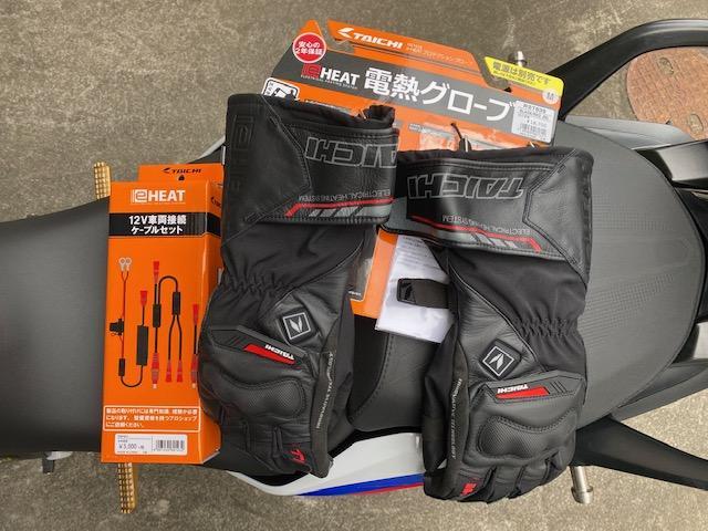 RSタイチ e-HEAT PROTECTION GLOVE のパーツレビュー | R1250R