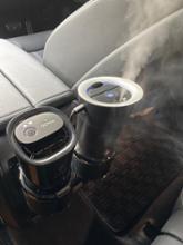 amazon 【USB充電式】 加湿器 卓上 コードレス 車用加湿器 LEDディスプレイ付