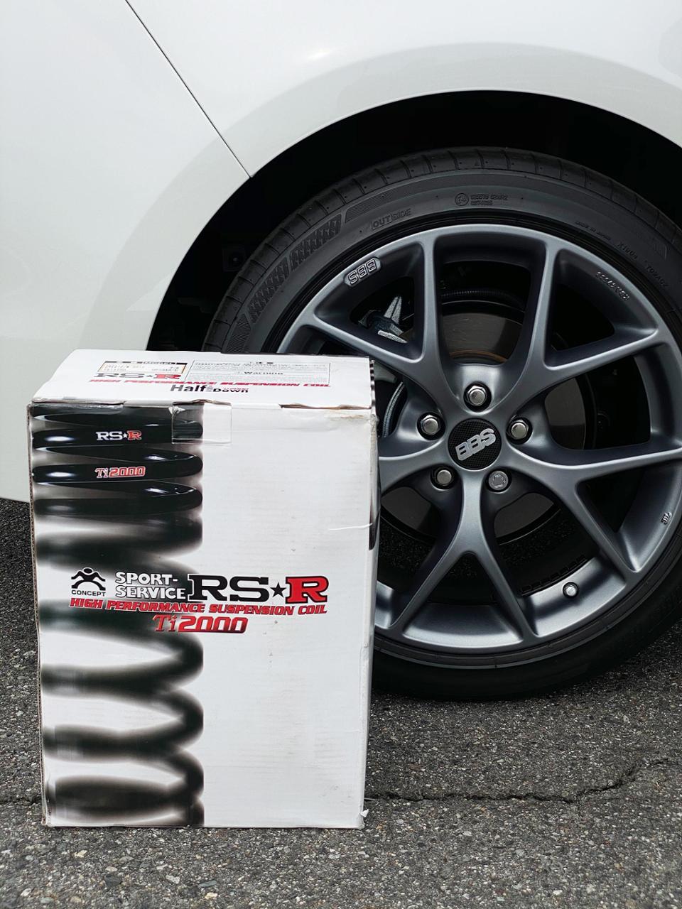 RSR Ti HALF DOWN SUSPENSION のパーツレビュー   カローラ