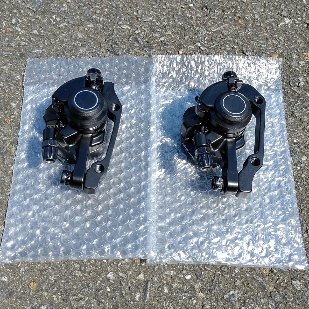 SHIMANO BR-R317 のパーツレビュー | ファットバイク(野イチゴ