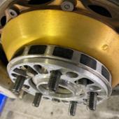 KicS Racing gear W.T.S.モノブロック(ハブ付き一体型ワイドトレッド ...