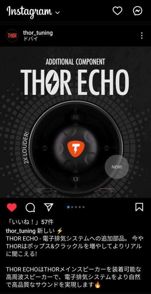 THOR ECHO エコー 高回転域拡張オプションツイーター マフラー