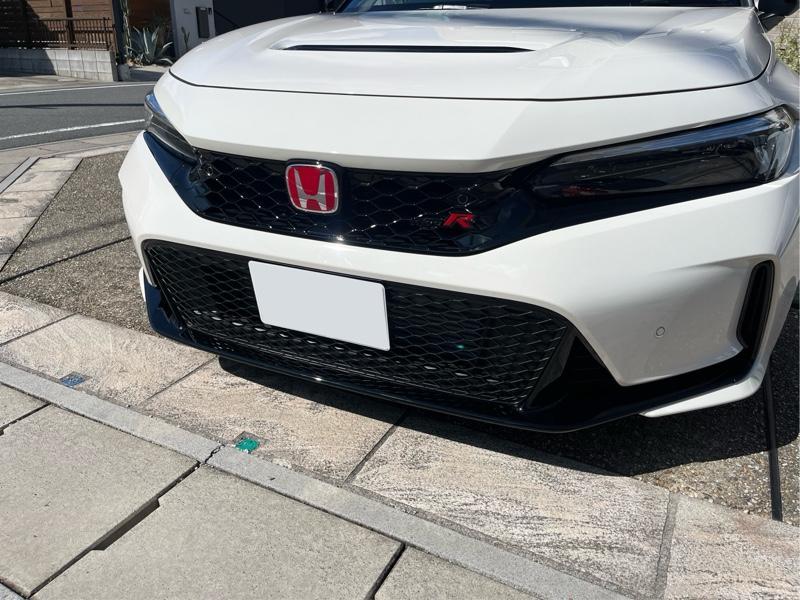 NO.173 FL5 シビック サイドオフセット ナンバーステー フル