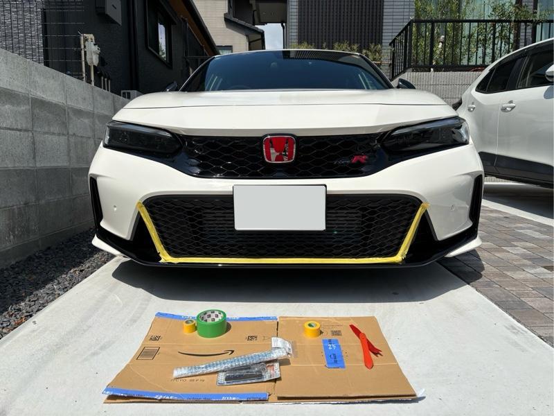 ガレージK FL5 シビック オフセットナンバーステー のパーツ