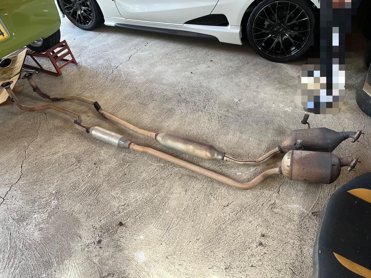 ダイハツ(純正) L152ムーヴ用フロント、センターパイプ のパーツ