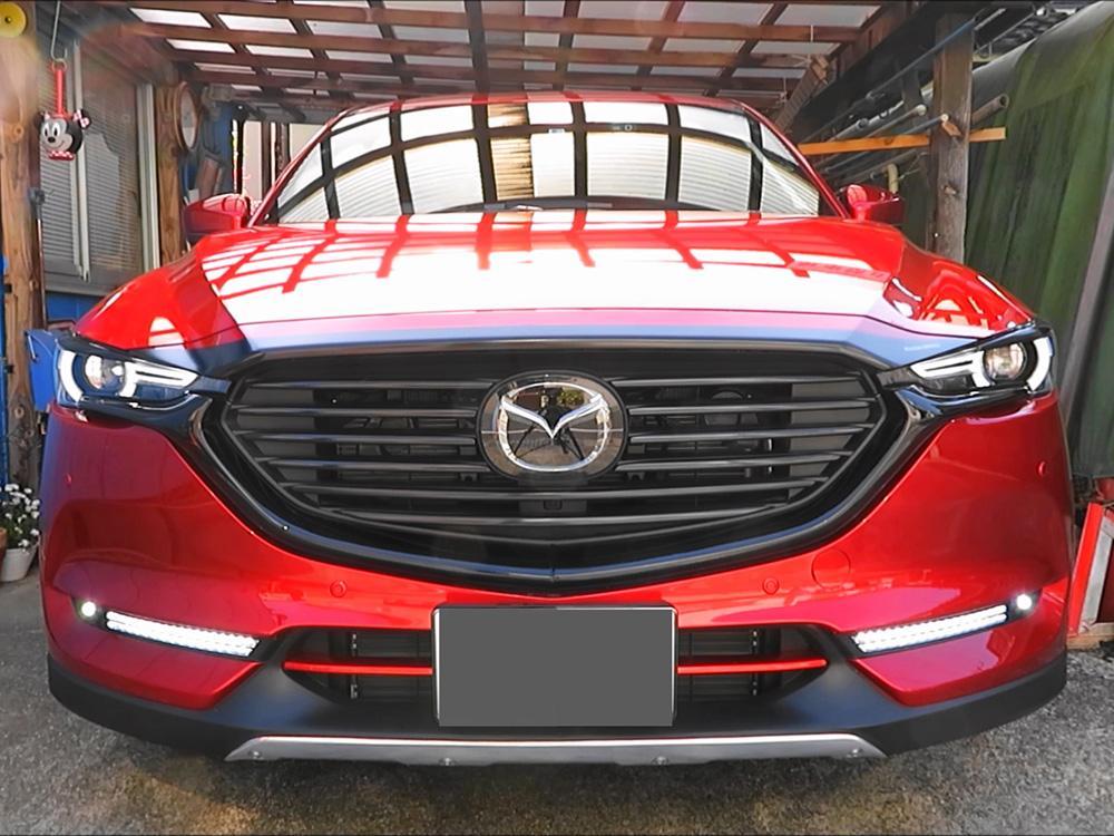 CX-5 KF系 CX-8 KG系純正フォグ無し用デイライトシーケンシャル