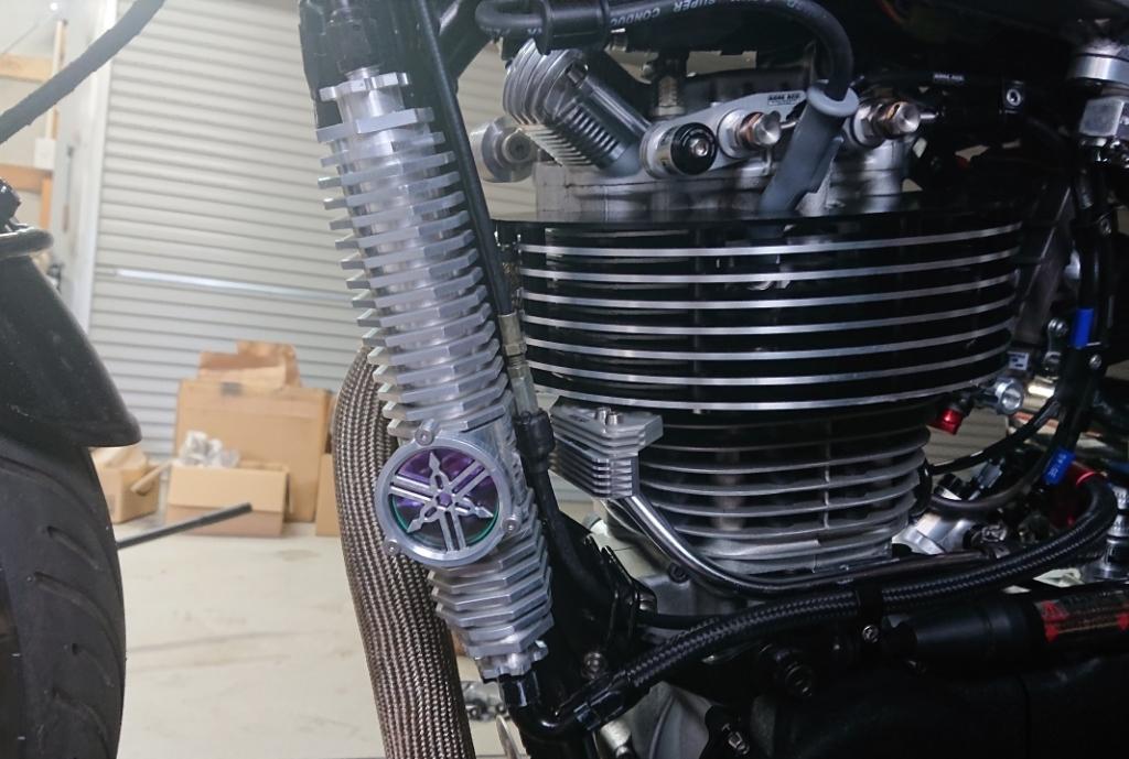 ヤマハ SR400 オイルクーラー 口コミ・動画インプレッション (1