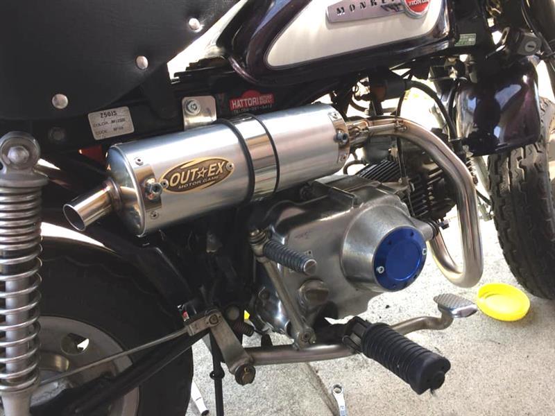 OUTEX モンキー R-SA/T2 （ステンレスエキパイ、アルミ