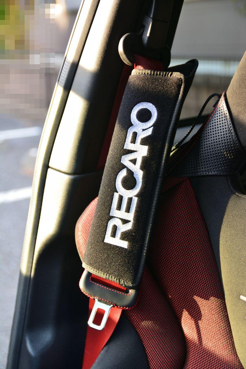 Amazon | 正規品 RECARO 純正 シートベルトカバー (レッド