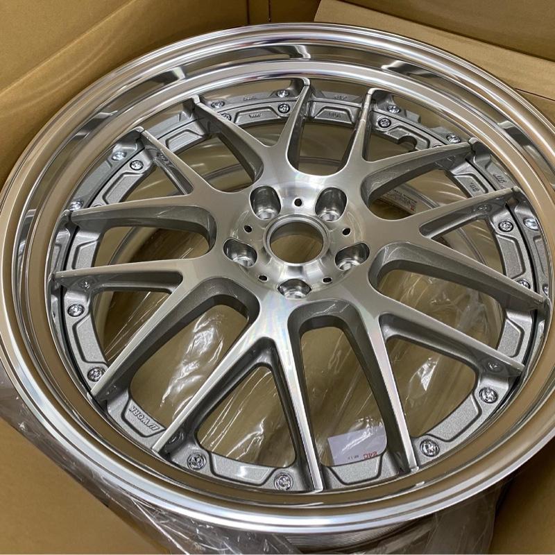 美品 バリ溝】WORK ランベック LM7 20in 8.5J +42 PCD114.3