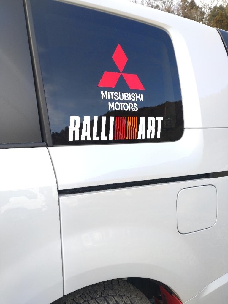 RALLIART RALLI ART ステッカー のパーツレビュー | デリカD:5