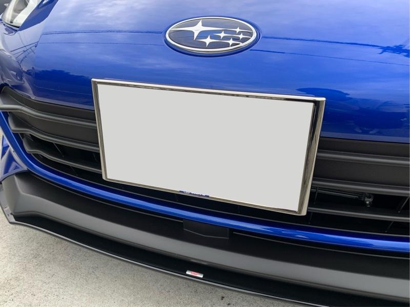 SUBARU スバル BRZ 展示用 ナンバープレート 新車展示用