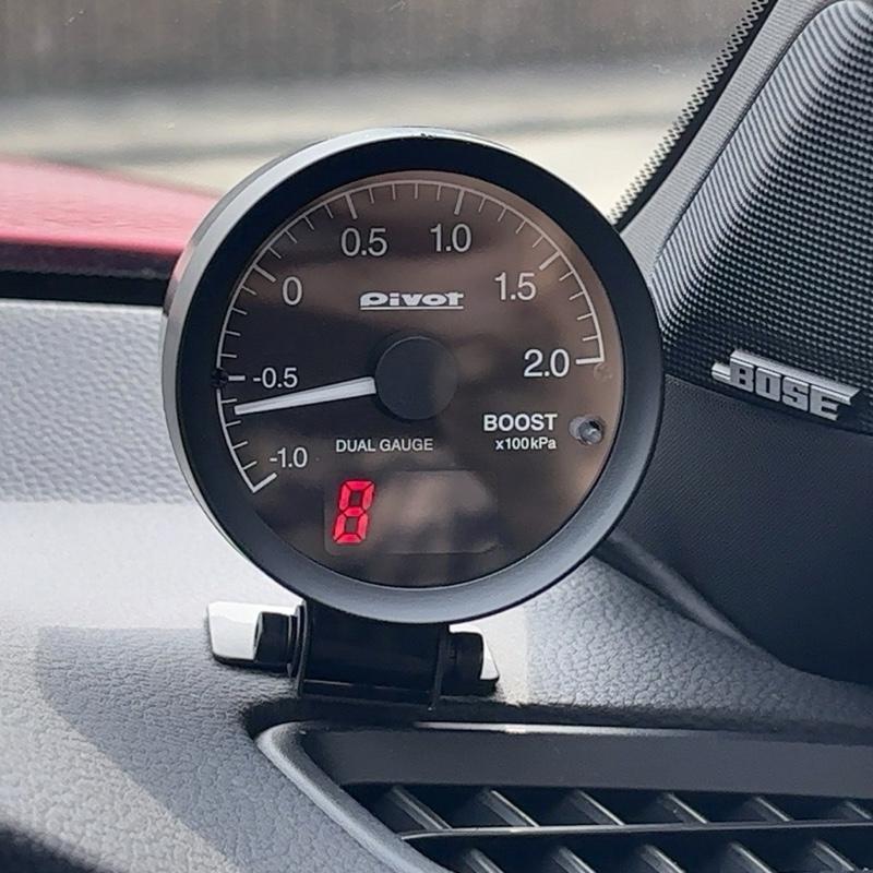 PIVOT DUAL GAUGE RS ブースト計（DRX-B/BO） のパーツレビュー