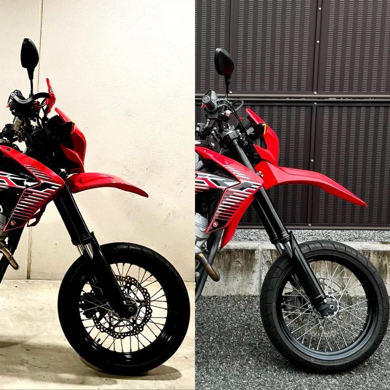 ACERBIS スーパーモタードフェンダー のパーツレビュー