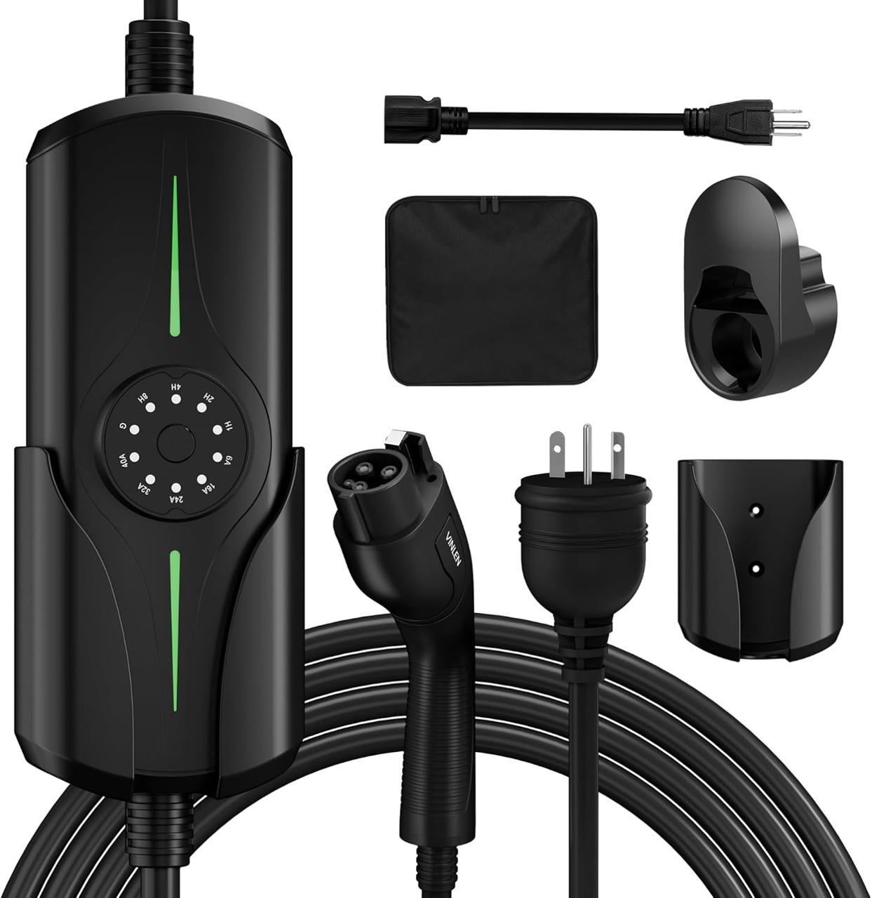 Amazon.co.jp: Morecevse EV充電器100V 電気自動車充電器 LCD
