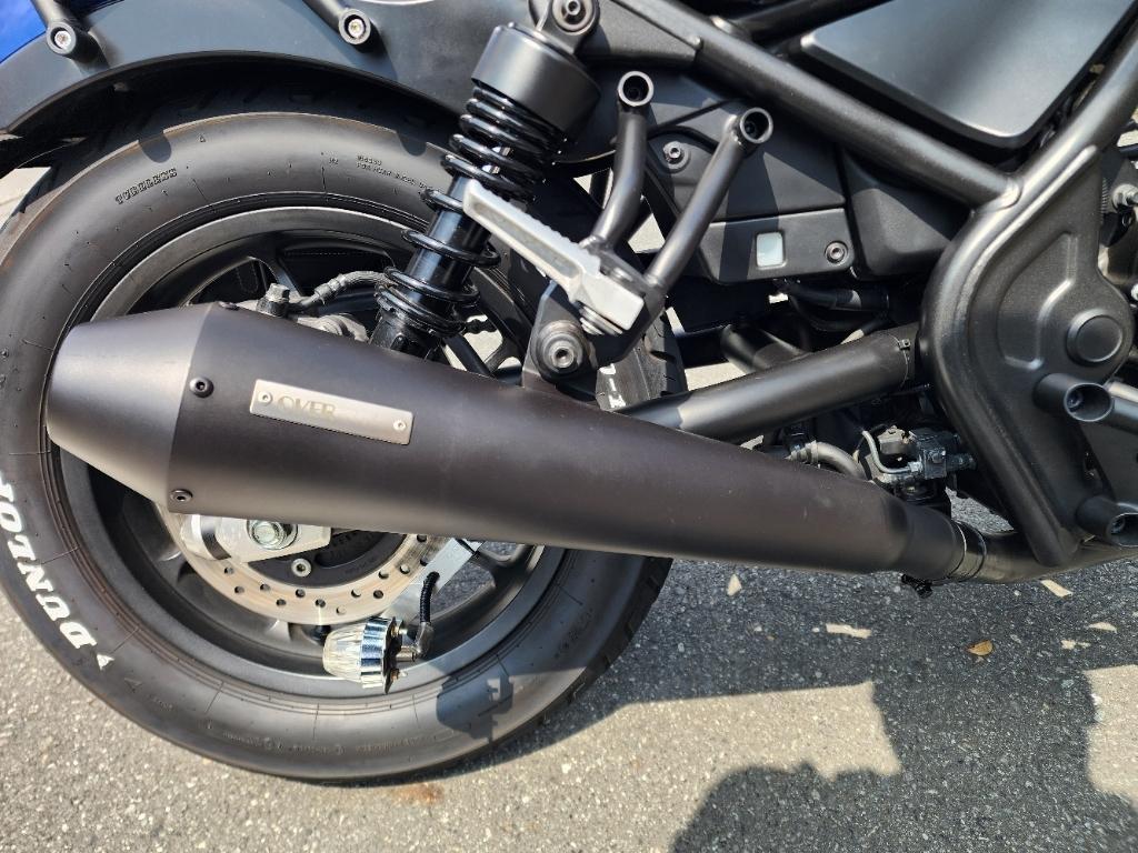 Rebel250(2017-) OVER Racing SSメガホン BLK Silent スリップ