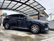 CX-8 admiration ブラック フェンダー 4個セット CX-8 オーバーフェンダーKIT＆リヤマフラー発売開始 - アドミ