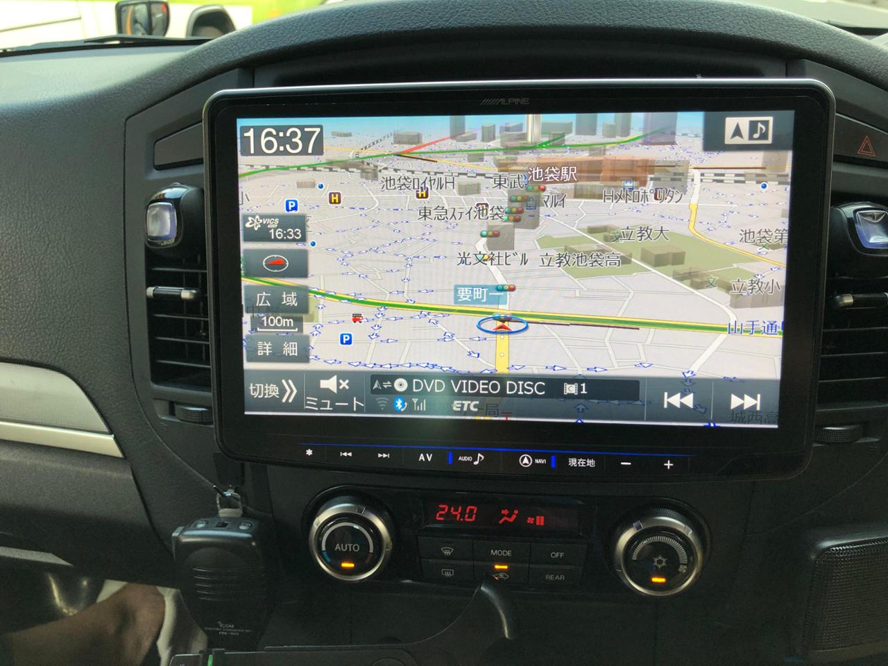 ALPINE XF11Z フローティングナビ（ALPINE フローティング
