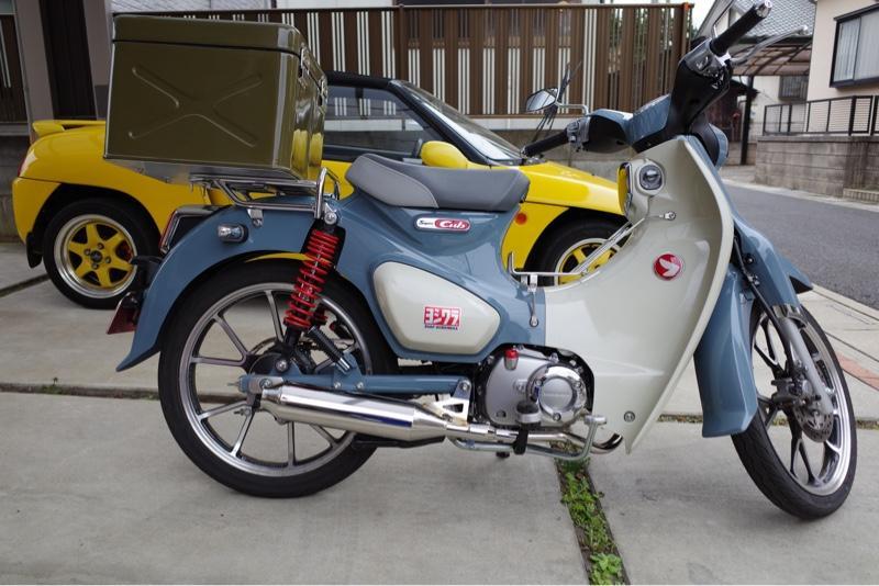 スーパーカブC125用 ナナカン製マフラー