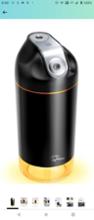 Joyhousejp 【ダブルノズル&500ML大容量】 加湿器 卓上 充電式 2600mAhバッテリー内蔵 次亜塩素酸水対応 13時間以上連続稼働 超音波式 加湿器 除菌 車用加湿器 ペットボトル 静音 LEDライト空気