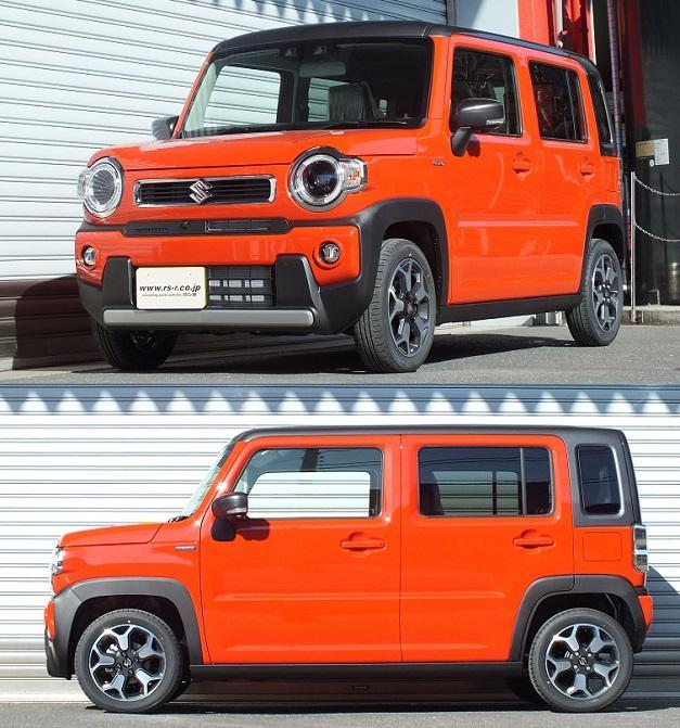 ハスラーmr31s ダウンサス RSR スーパーダウンサス 1台分セット ハスラー MR31S H26.1〜H27