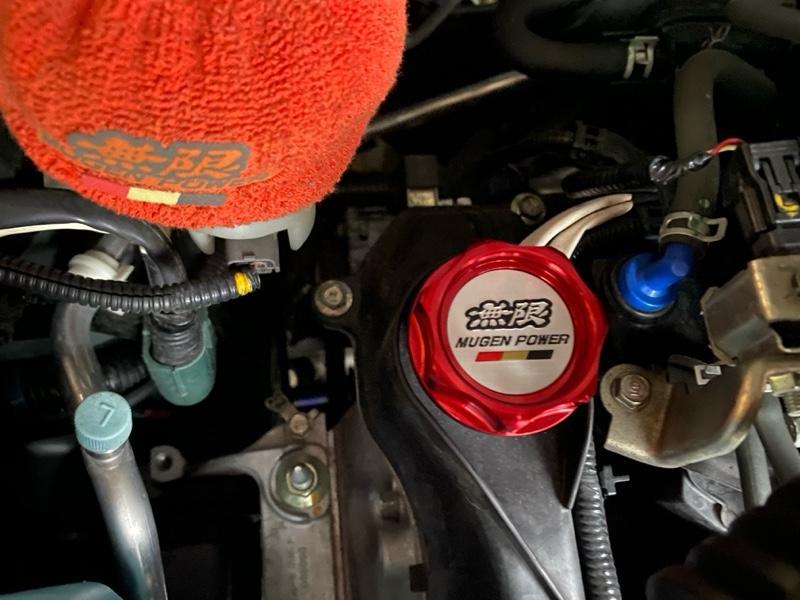 ホンダ用アルミキャップカバームジェンパワーカーオイルフィラー